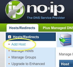 add host