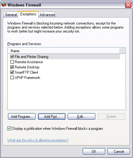 Error opening windows firewall. Cut here to activate Firewall.